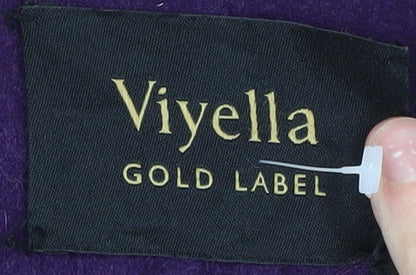 Womens UK Size 10 Viyella Purple Basic Jacket