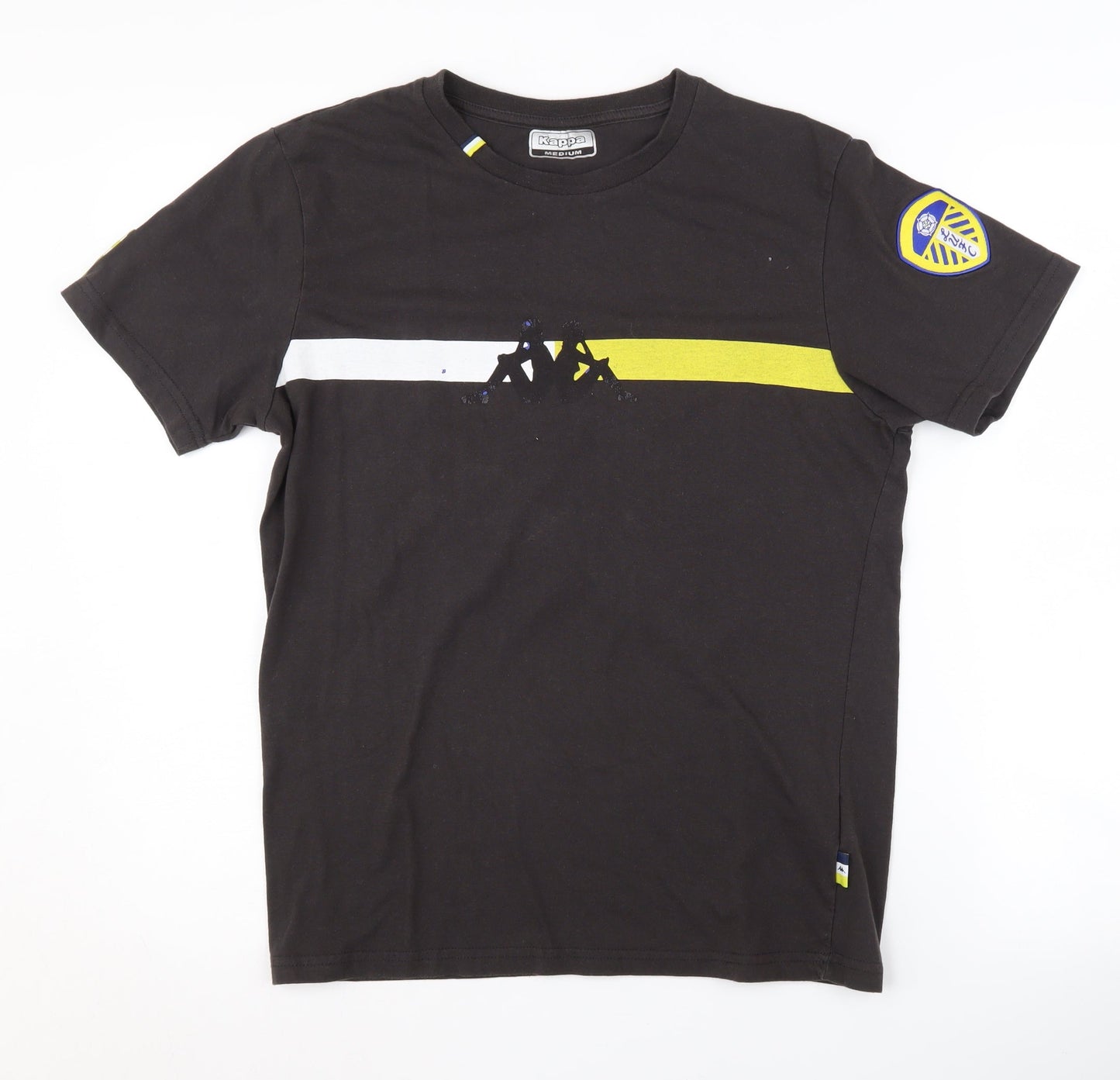 Kappa Men's Black Medium Logo T-Shirt, Short Sleeve