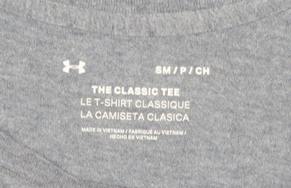 Womens UK Size S Under armour Grey Basic T-Shirt