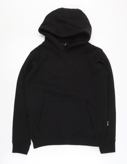 Bench Boys Black Pullover Hoodie 11-12 Years with Logo