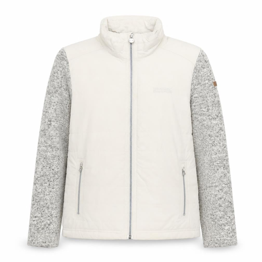 Front view of Regatta girls’ beige basic jacket, 13 years, winter, polyester
