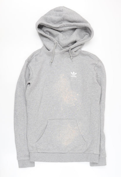 Mens UK Size XS adidas Grey Pullover Hoodie