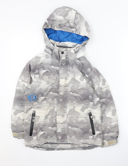 Surfanic Boys' Camouflage Ski Jacket, 6 Years, Multicoloured