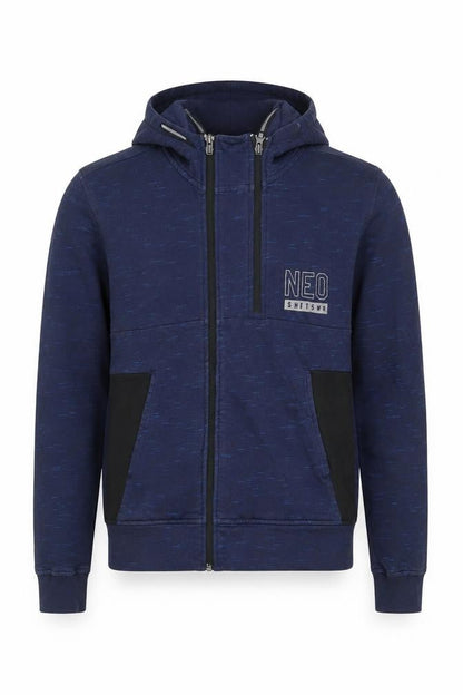 Mens UK Size XS adidas Blue Full Zip Hoodie