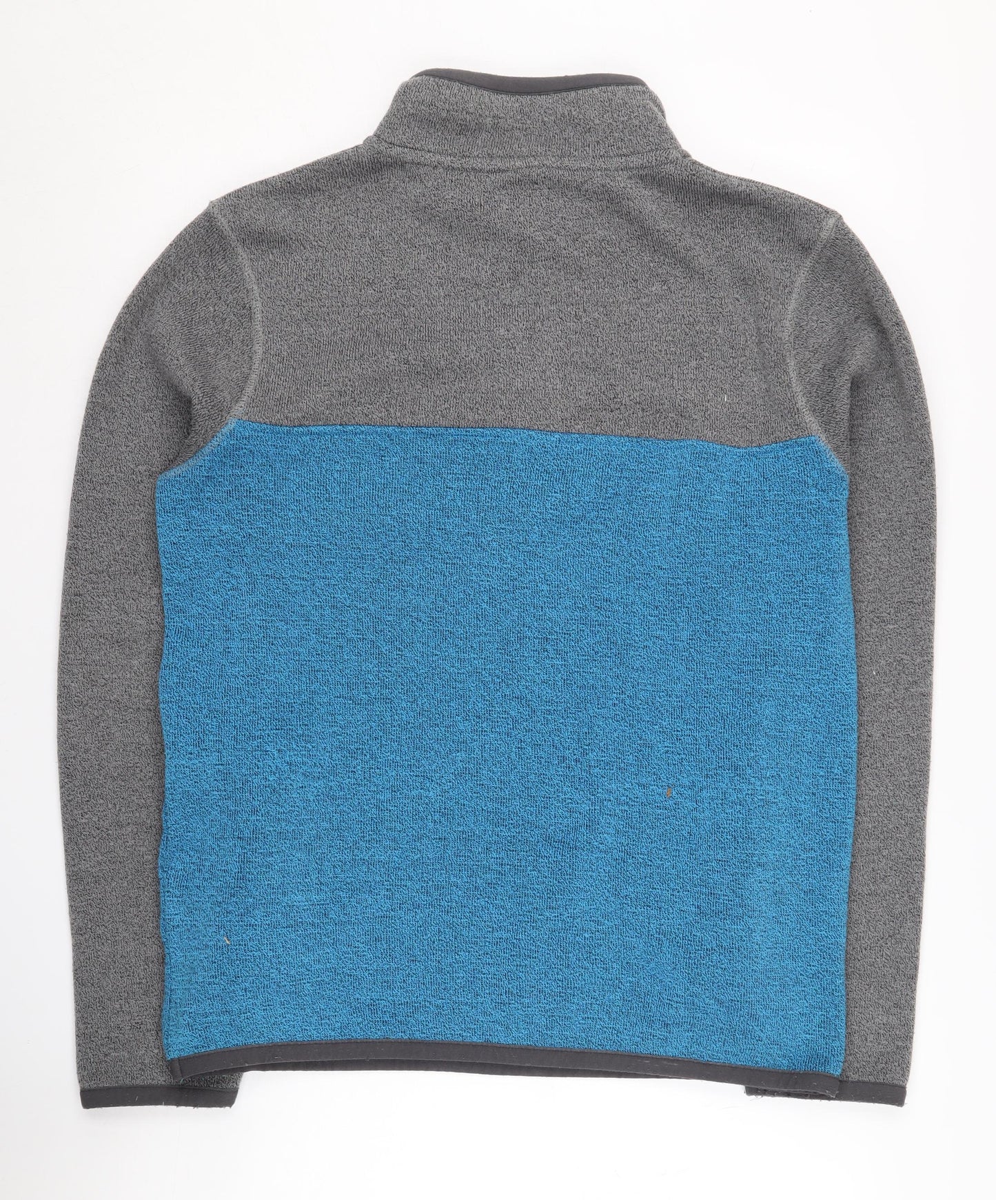 Weird Fish Men's Grey Blue Pullover Sweatshirt M