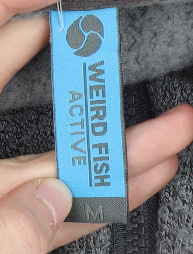 Weird Fish Men's Grey Blue Pullover Sweatshirt M