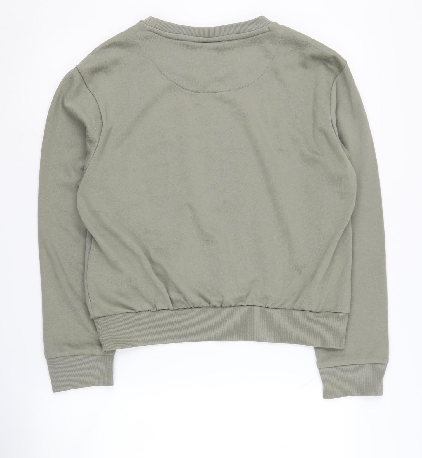 DKNY Women's Green Pullover Sweatshirt - Size L