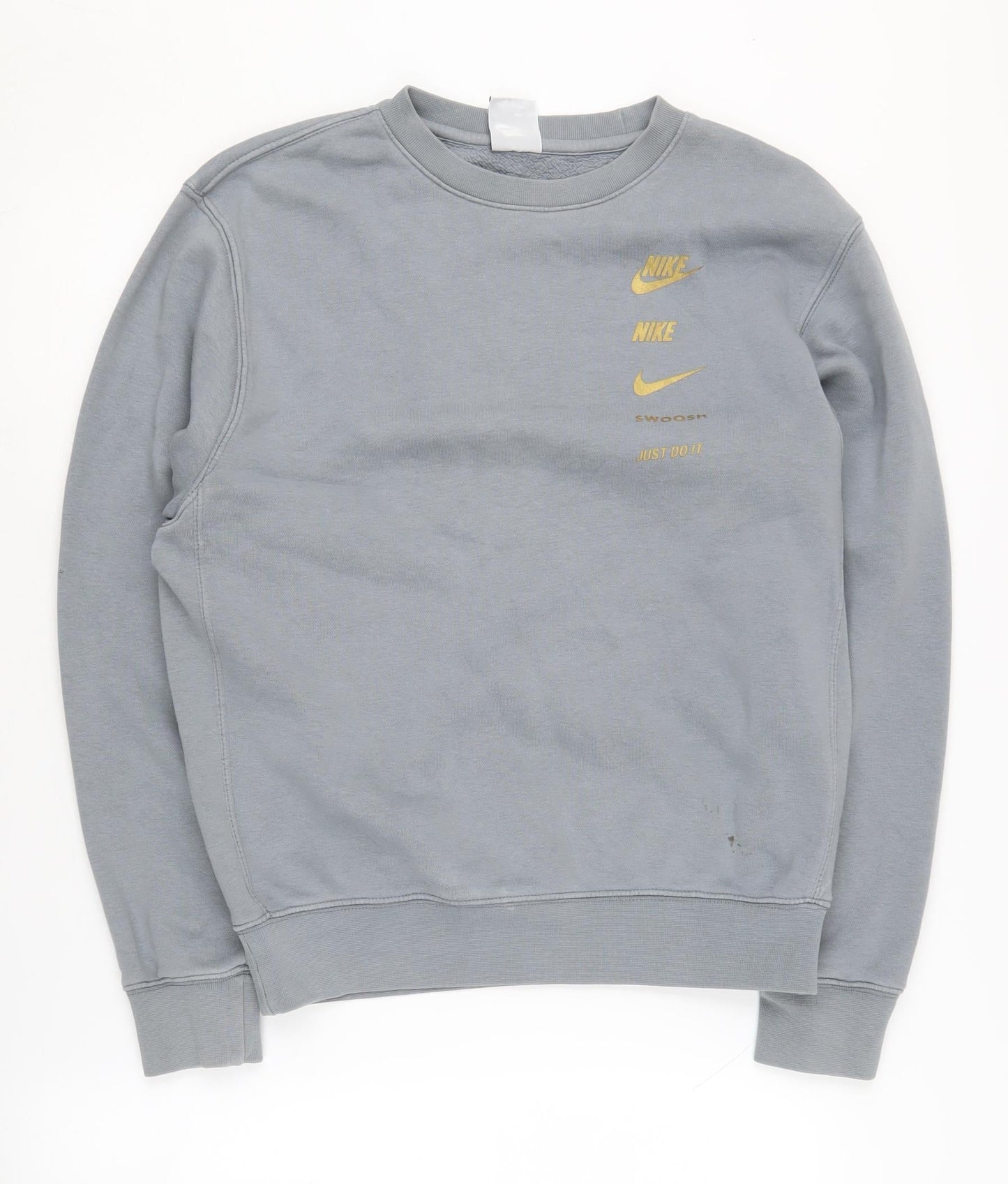 Mens UK Size XS Nike Grey Pullover Sweatshirt