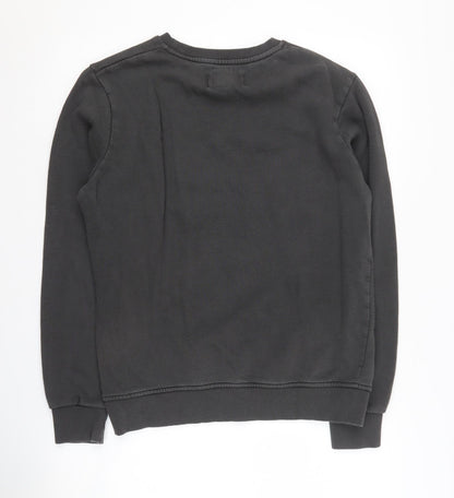 Mens UK Size S JACK & JONES Black Pullover Sweatshirt