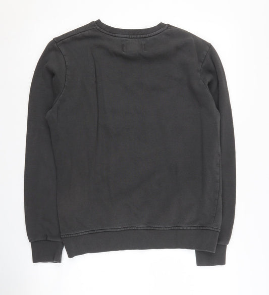 Mens UK Size S JACK & JONES Black Pullover Sweatshirt