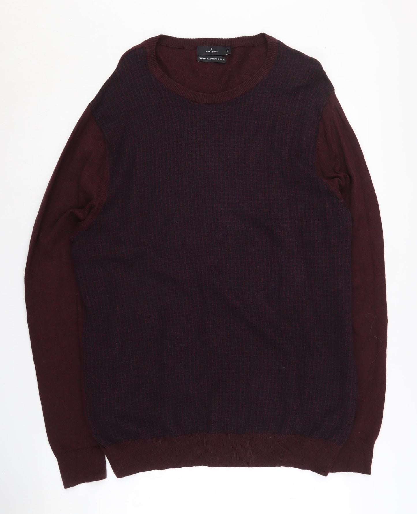 Jeff Banks Men’s Purple Pullover Jumper Size M