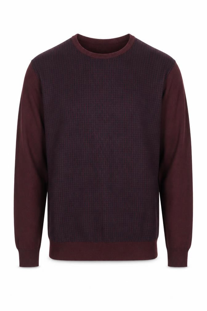 Mens UK Size M Jeff Banks Purple Pullover Jumper