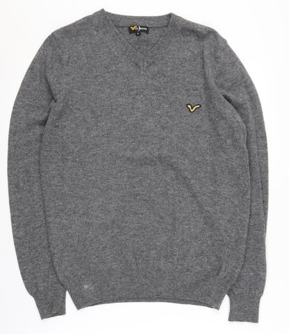 Voi Jeans Men's Grey Wool Pullover Jumper M