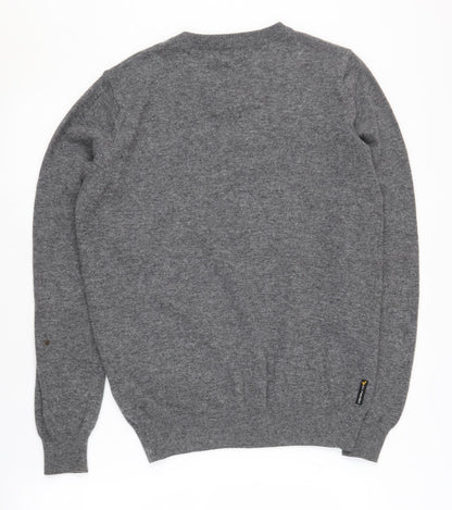 Voi Jeans Men's Grey Wool Pullover Jumper M