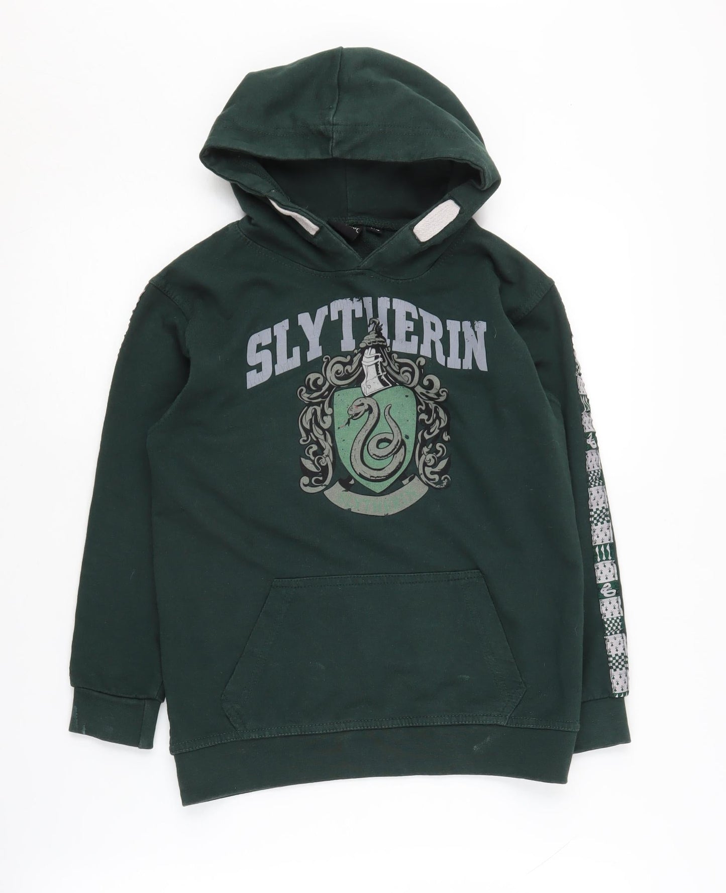 Harry Potter Boys Green Slytherin Hoodie 9-10 Years Pullover