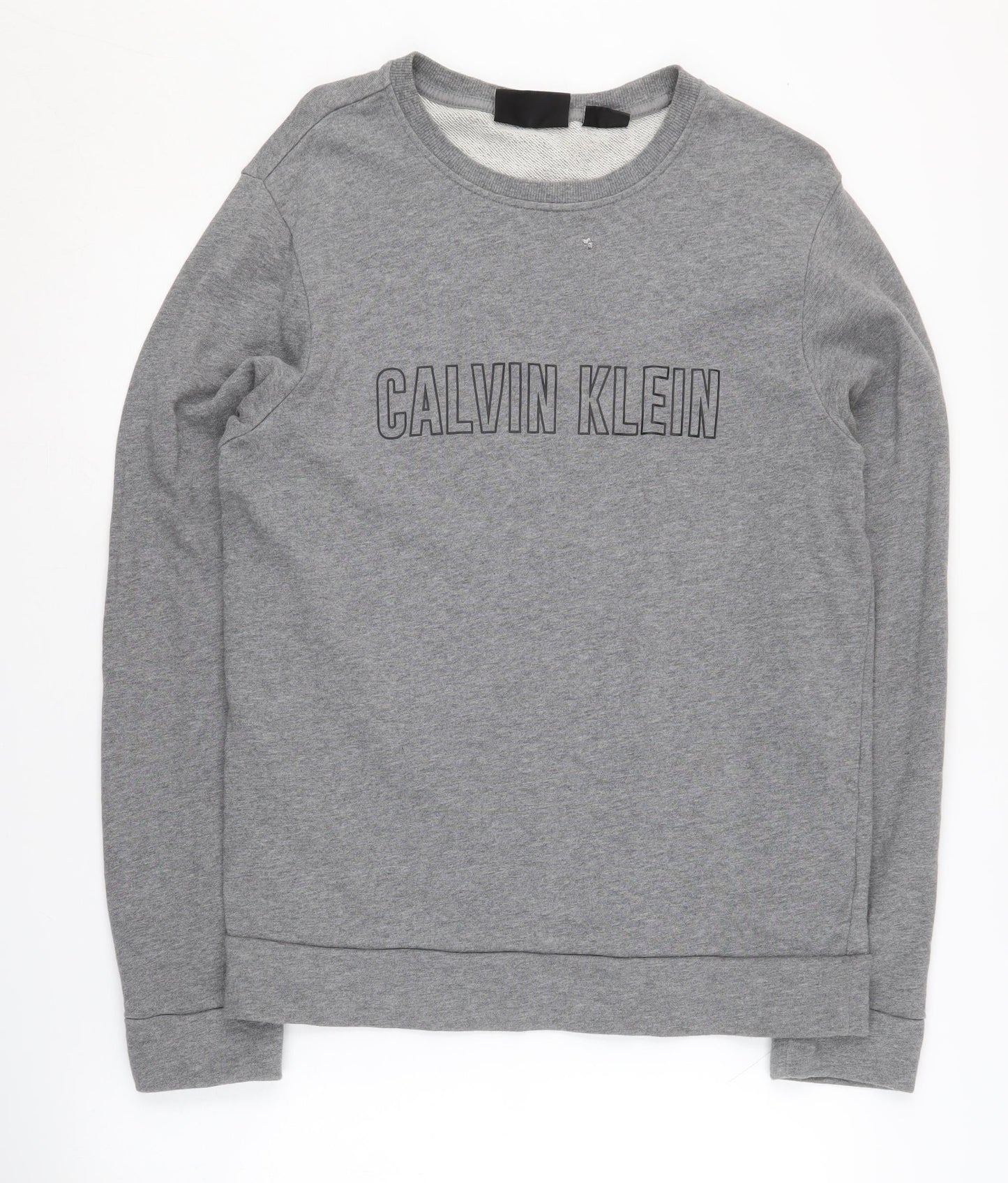 Mens UK Size S Calvin Klein Grey Pullover Sweatshirt