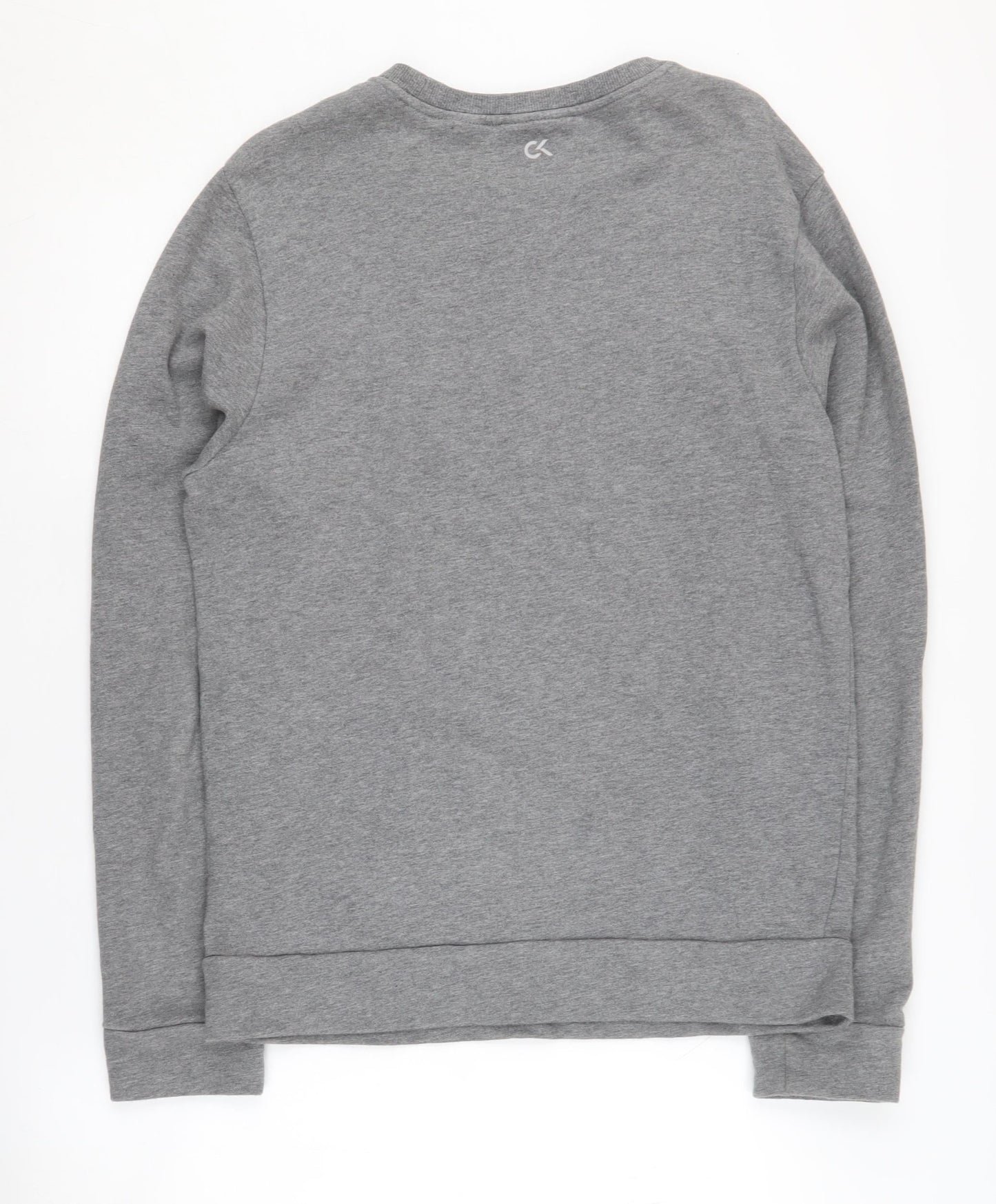 Mens UK Size S Calvin Klein Grey Pullover Sweatshirt