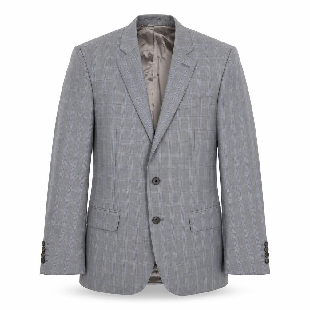 Mens UK Size 38 Jaeger Regular Grey Suit Jacket