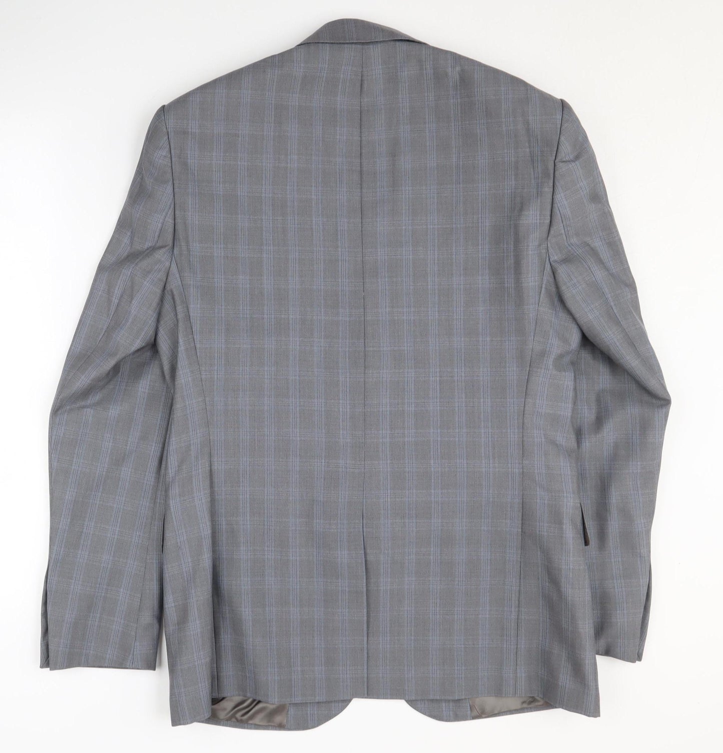 Mens UK Size 38 Jaeger Regular Grey Suit Jacket
