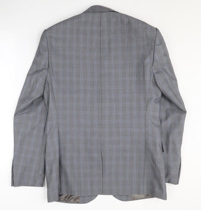 Mens UK Size 38 Jaeger Regular Grey Suit Jacket