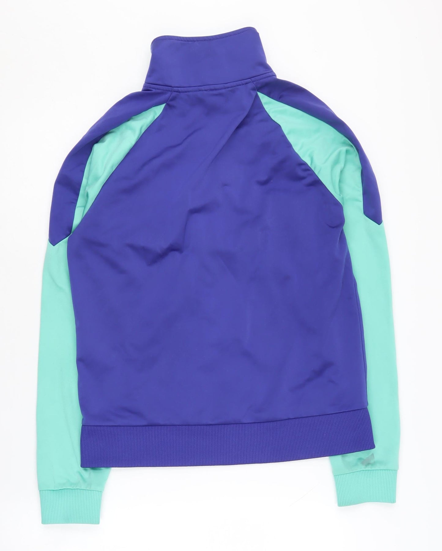 Puma Women's Blue Colourblock Track Jacket UK 16