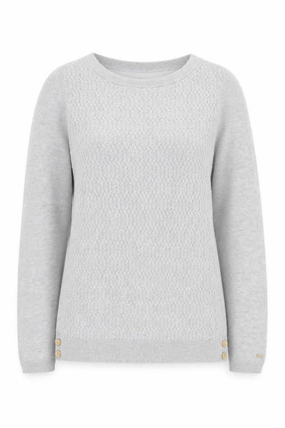 Womens UK Size L Tommy Hilfiger Grey Pullover Jumper