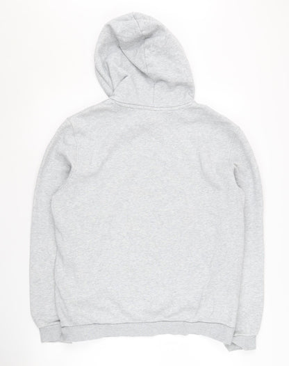 Mens UK Size M PUMA Grey Pullover Hoodie