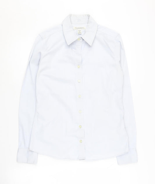 Banana Republic Women's White Button-Up Shirt Size 6