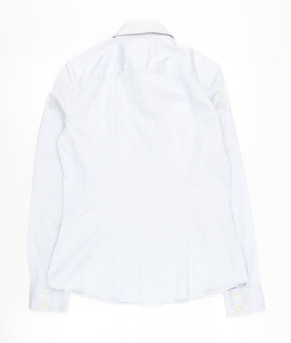 Banana Republic Women's White Button-Up Shirt Size 6