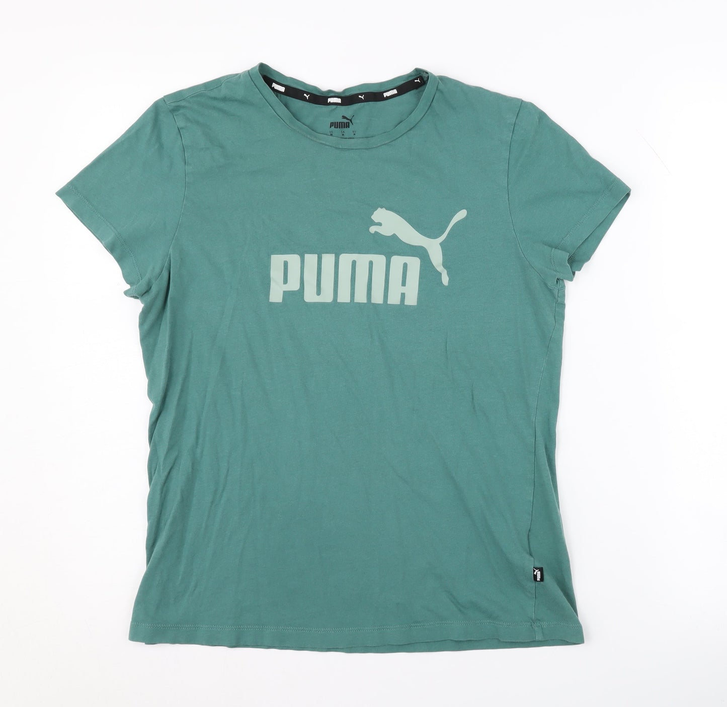 Puma Men's Green M Crew Neck T-Shirt