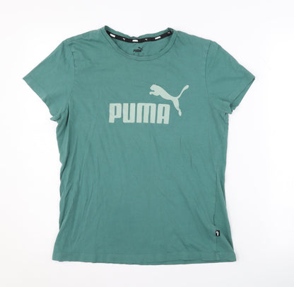 Puma Men's Green M Crew Neck T-Shirt