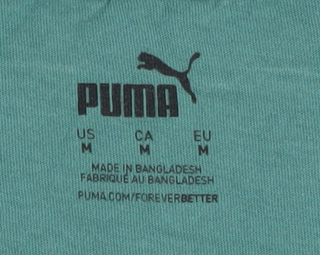 Puma Men's Green M Crew Neck T-Shirt
