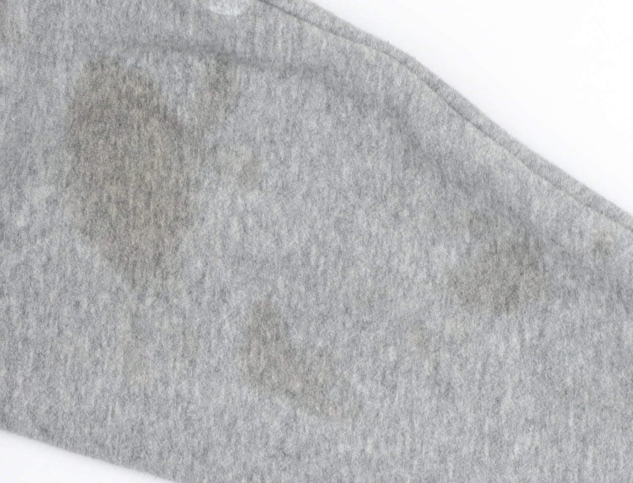 Puma Girls Grey Hoodie, Size 11-12, Pullover Style