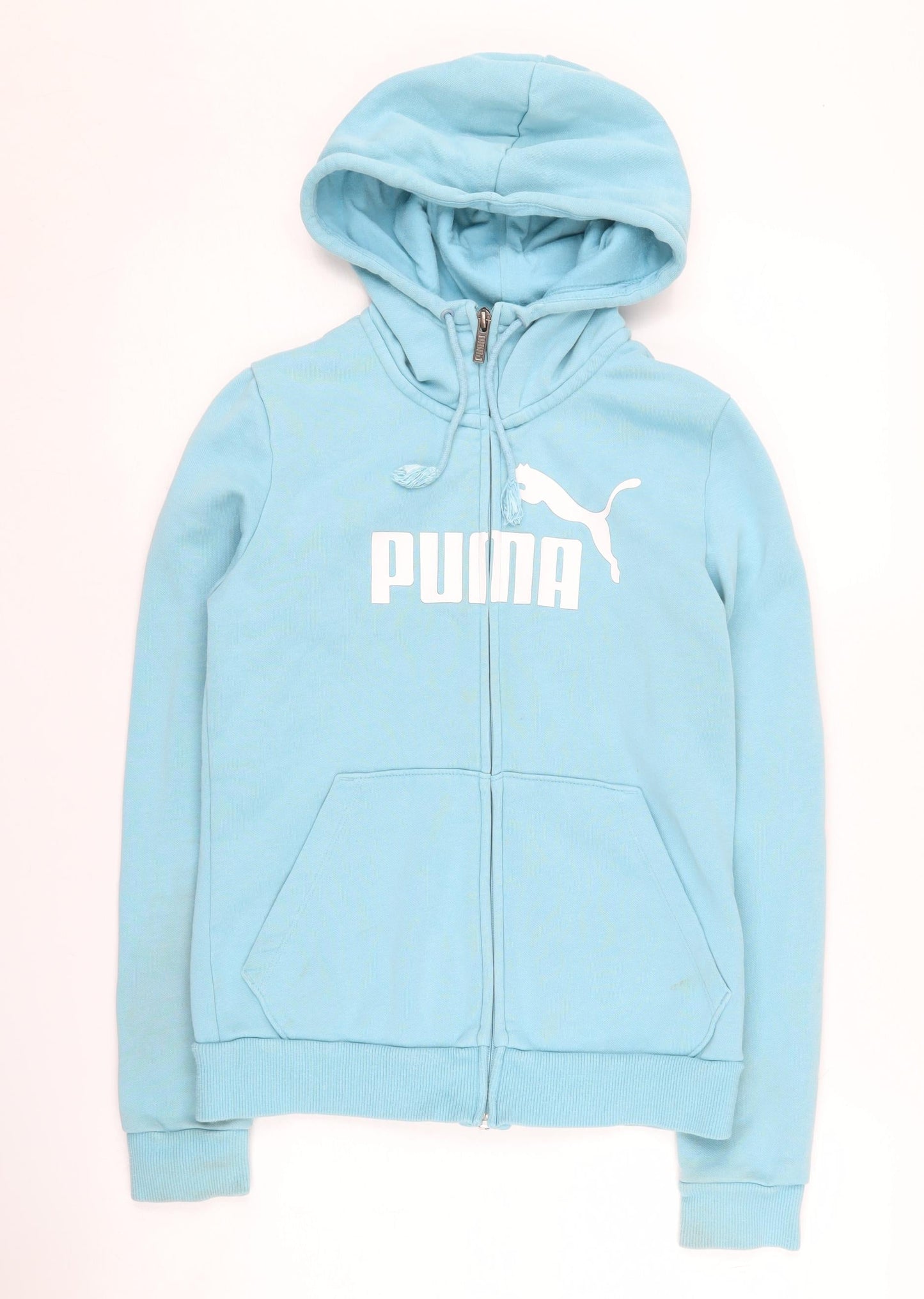 Puma Women's Blue Full Zip Hoodie Size 8