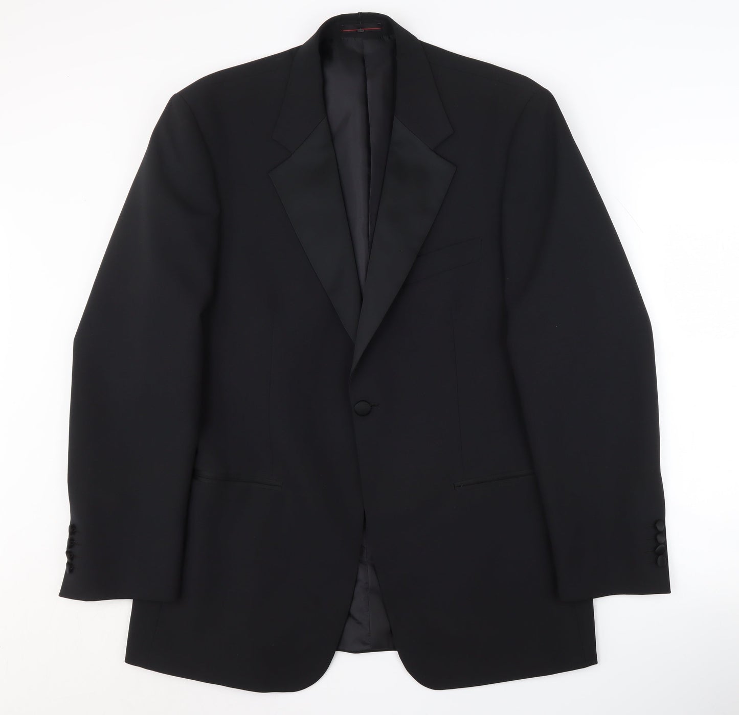 1860 Menswear Black Men's Tuxedo Blazer 40 Regular