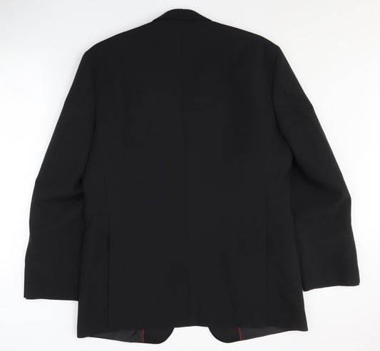 1860 Menswear Black Men's Tuxedo Blazer 40 Regular