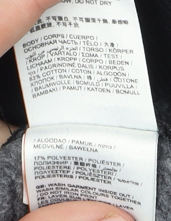 SuperDry Unisex Black Pullover Hoodie, Size S, Logo