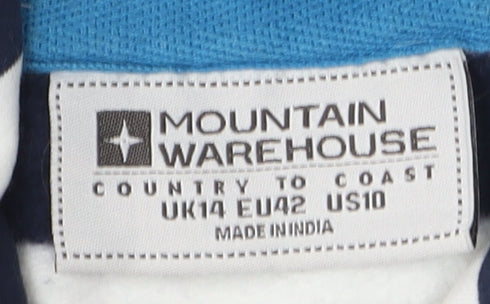 Womens UK Size 14 Mountain Warehouse Multicoloured Pullover Hoodie