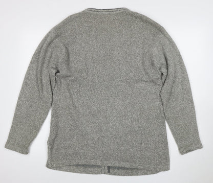 Casamia Women's Grey Argyle Cardigan One Size