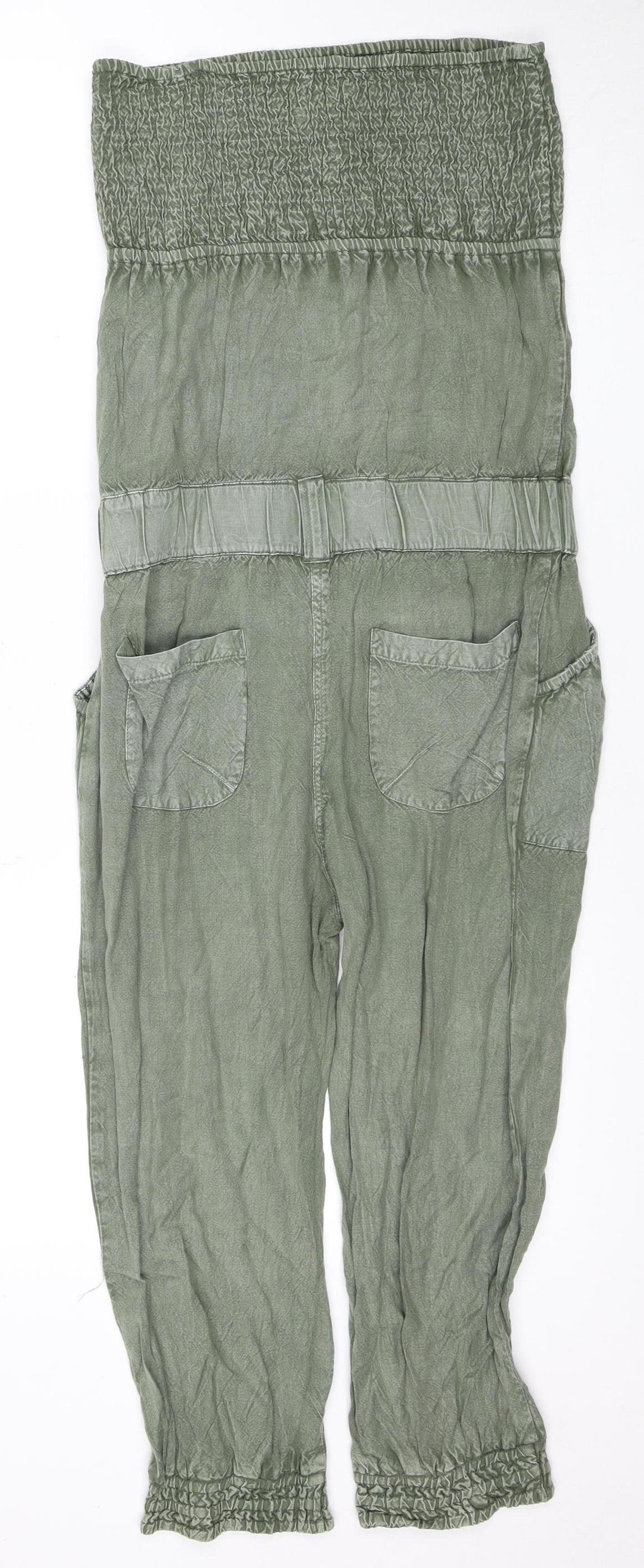 Miss Selfridge Women's Khaki Jumpsuit Size 8