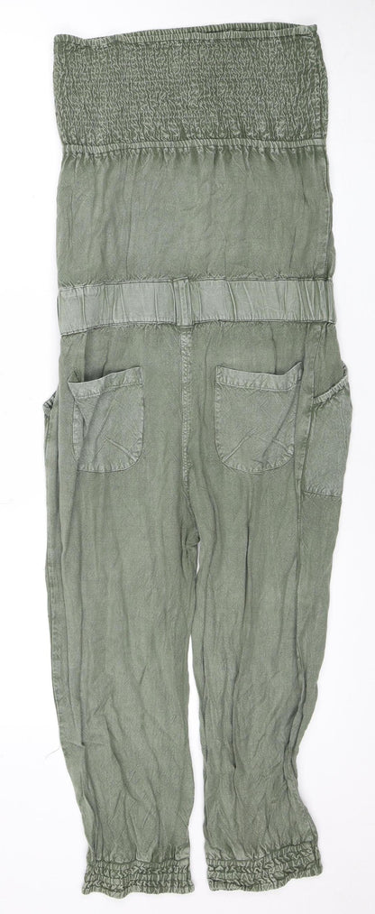 Miss Selfridge Women's Khaki Jumpsuit Size 8