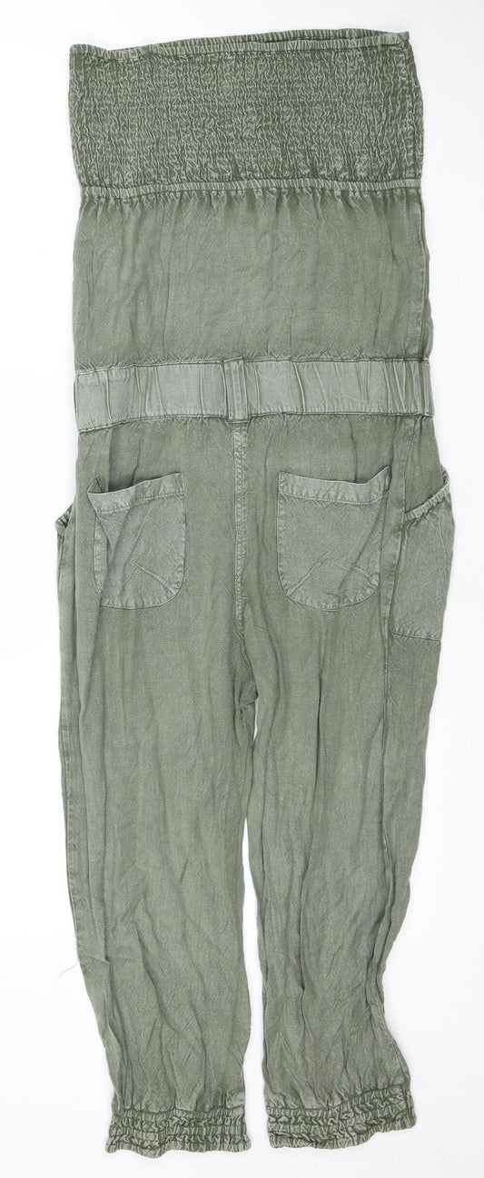 Miss Selfridge Women's Khaki Jumpsuit Size 8