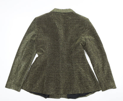Love & Other Things Gold Women's Blazer - Stylish & Elegant