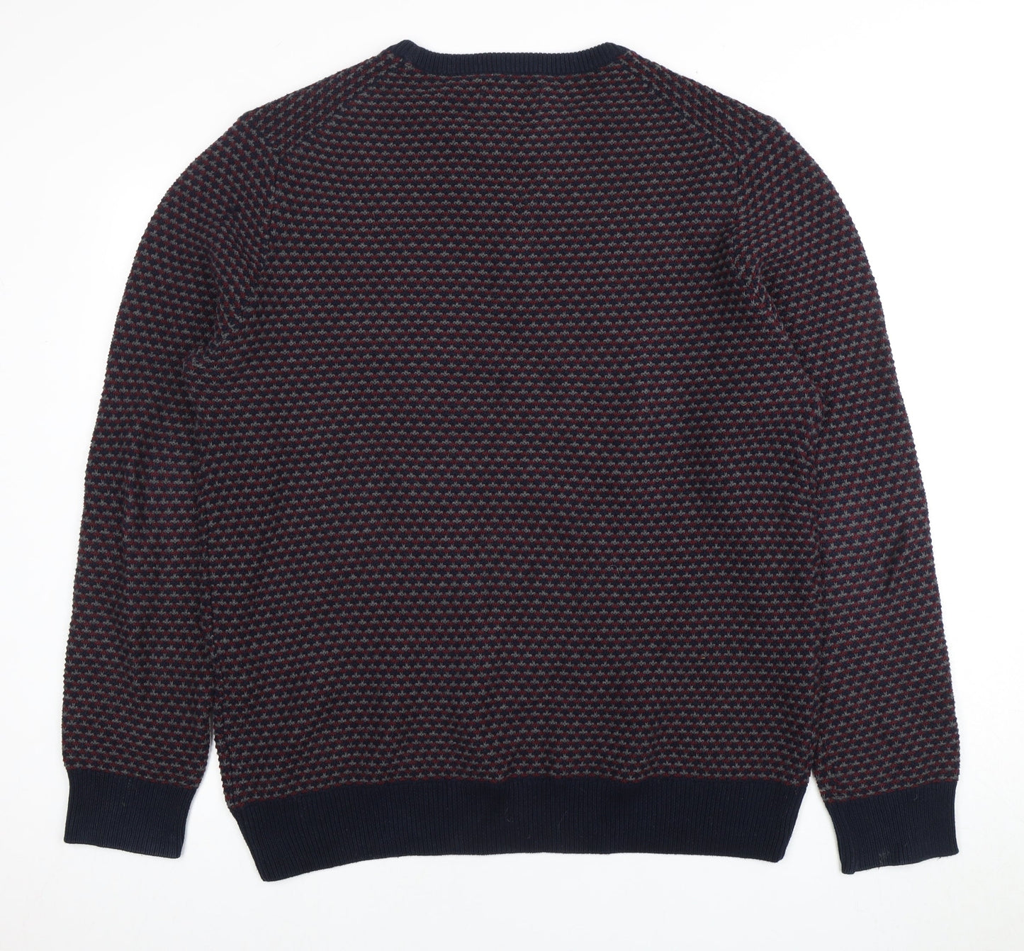 CRIMINAL Men's Multicoloured XL Cotton Pullover Jumper