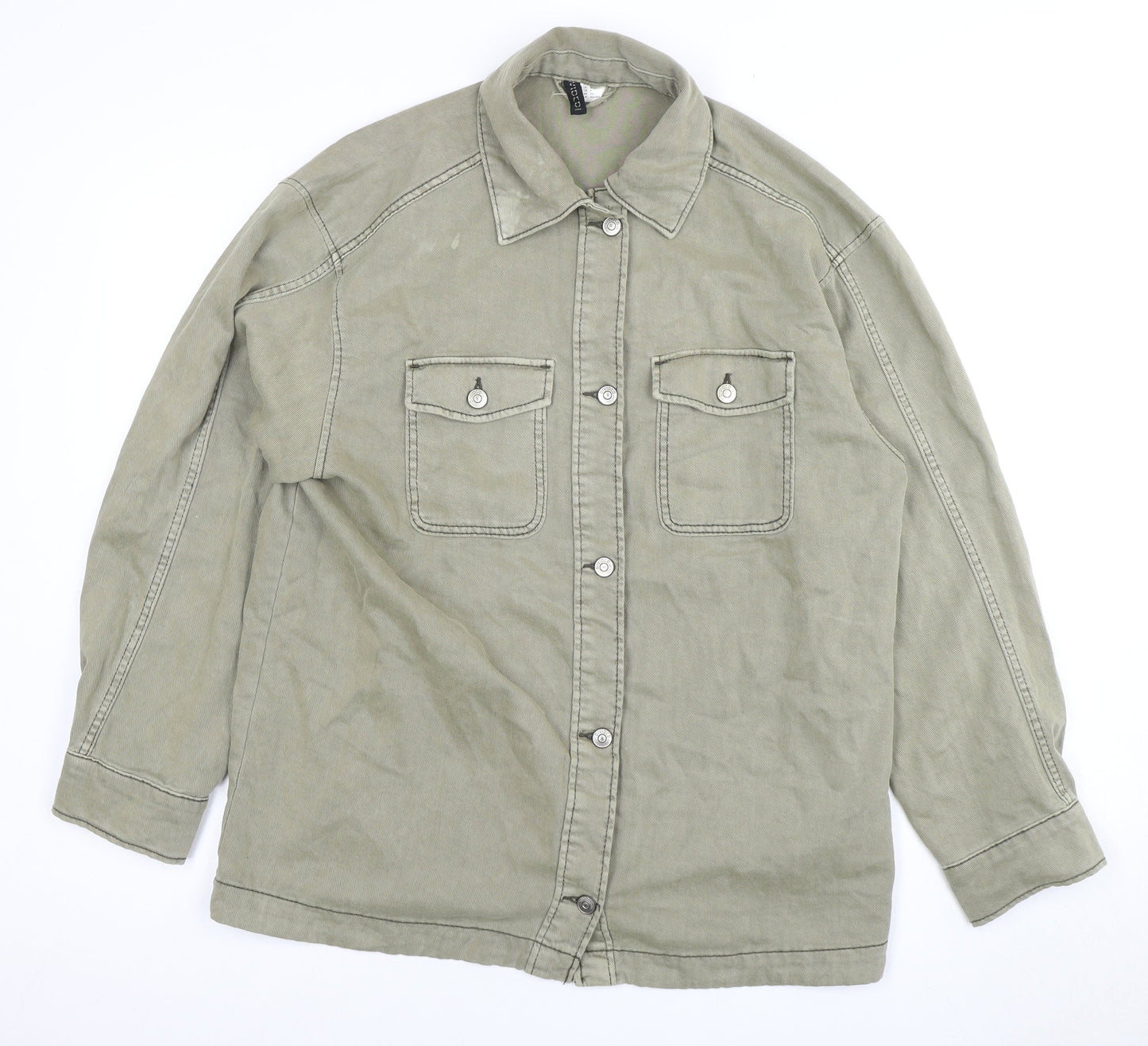 Mens UK Size S H&M Green Basic Jacket