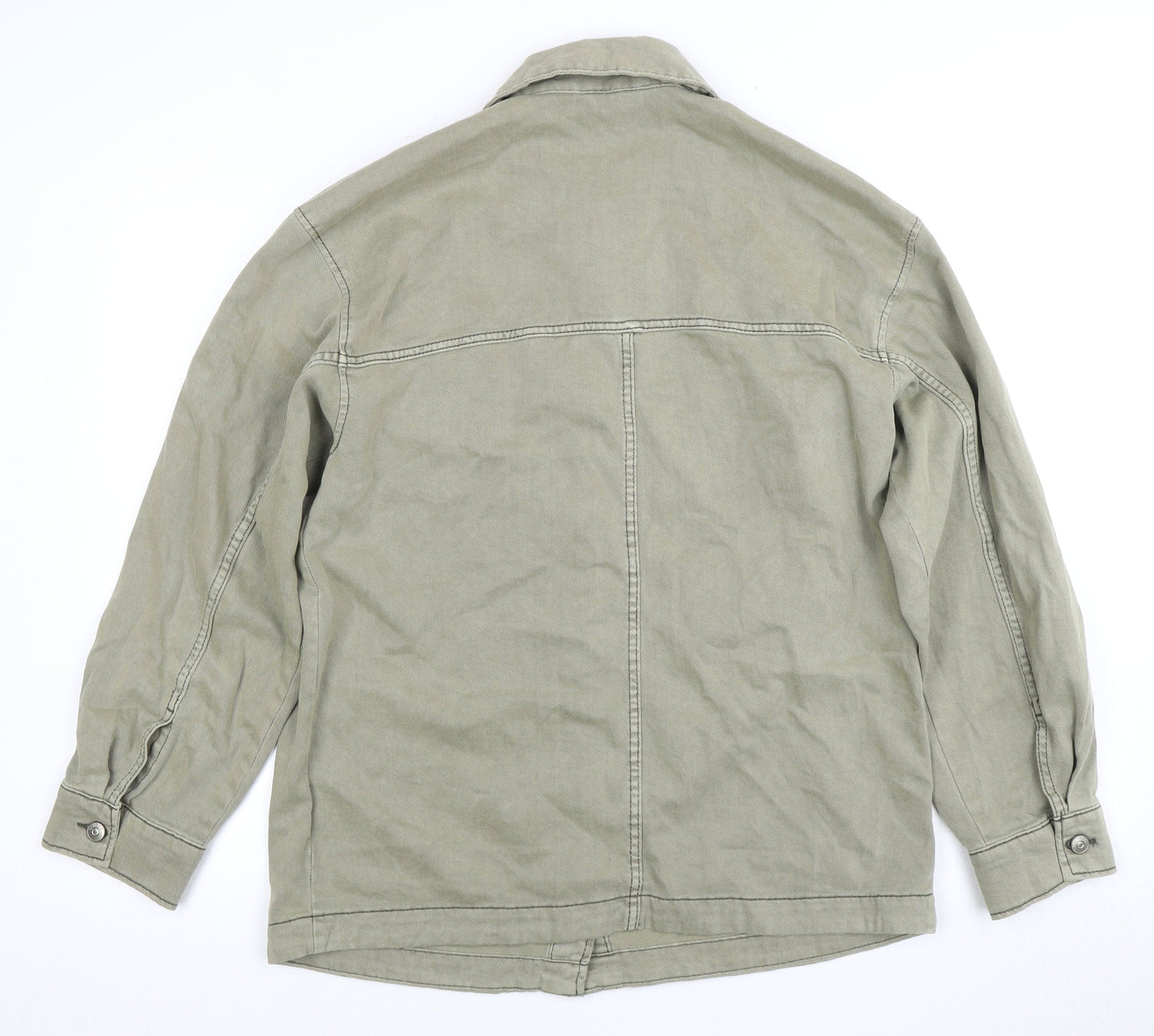 Mens UK Size S H&M Green Basic Jacket