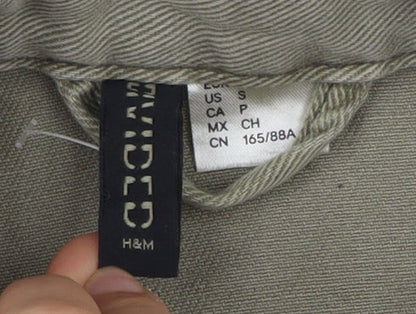 Mens UK Size S H&M Green Basic Jacket