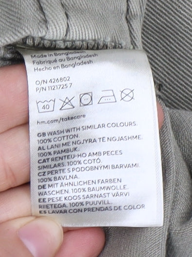 Mens UK Size S H&M Green Basic Jacket