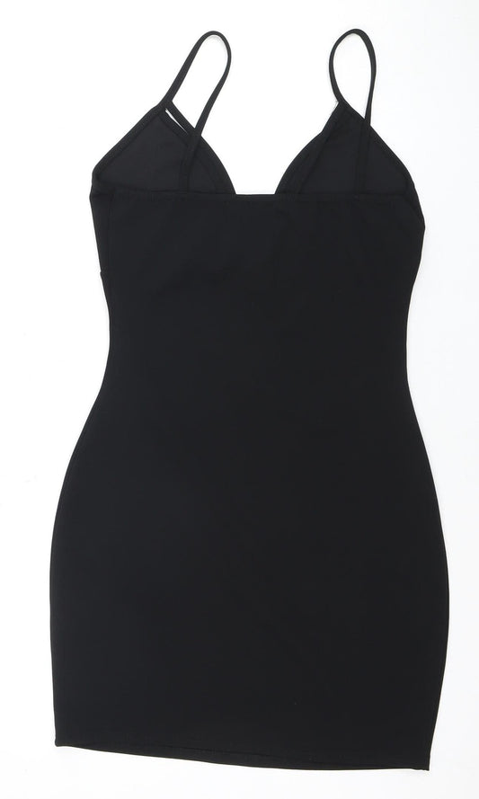 MISSPAP Women's Black Bodycon Dress Size 10