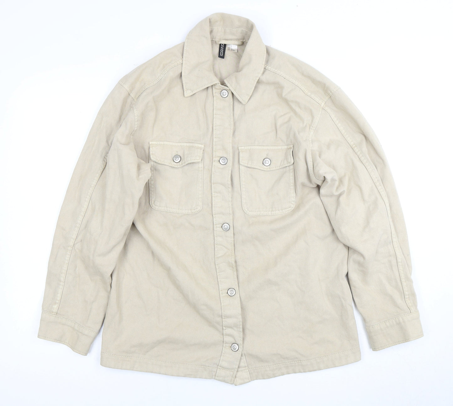 Mens UK Size S H&M Beige Basic Jacket
